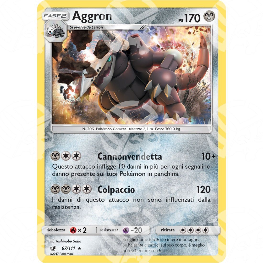 Invasione Scarlatta - Aggron - Holo Rare 67/111 - Warcard - Invasione Scarlatta - Aggron - Holo Rare 67/111 i prezzi più bassi sul mercato, solo da www.warcardshop.com! Carte singole, box, buste e mazzi.