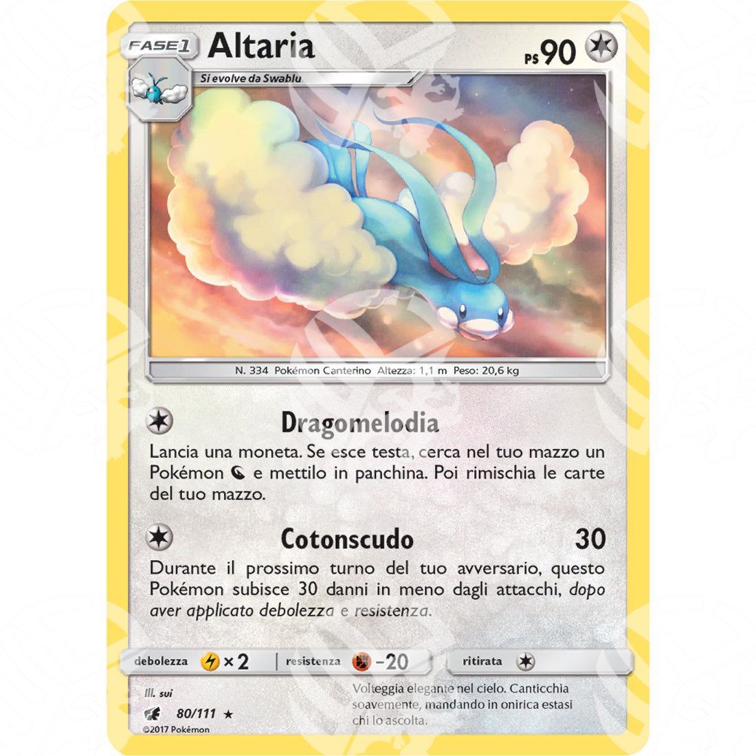 Invasione Scarlatta - Altaria - 80/111 - Warcard - Invasione Scarlatta - Altaria - 80/111 i prezzi più bassi sul mercato, solo da www.warcardshop.com! Carte singole, box, buste e mazzi.