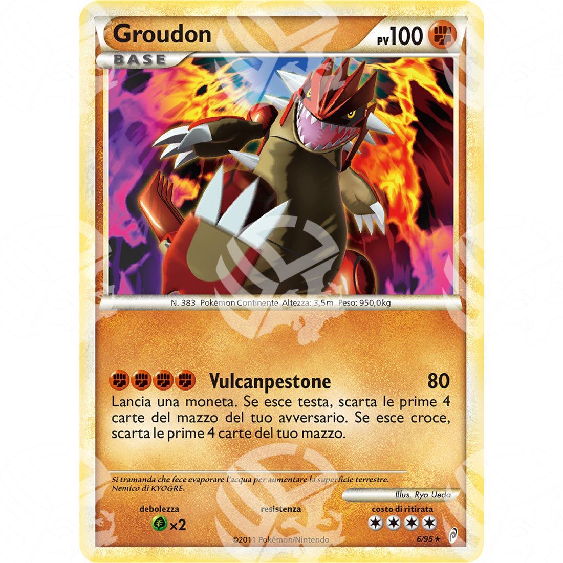 Richiamo delle Leggende - Groudon - Holo Rare 6/95 - Warcard - Richiamo delle Leggende - Groudon - Holo Rare 6/95 i prezzi più bassi sul mercato, solo da www.warcardshop.com! Carte singole, box, buste e mazzi.