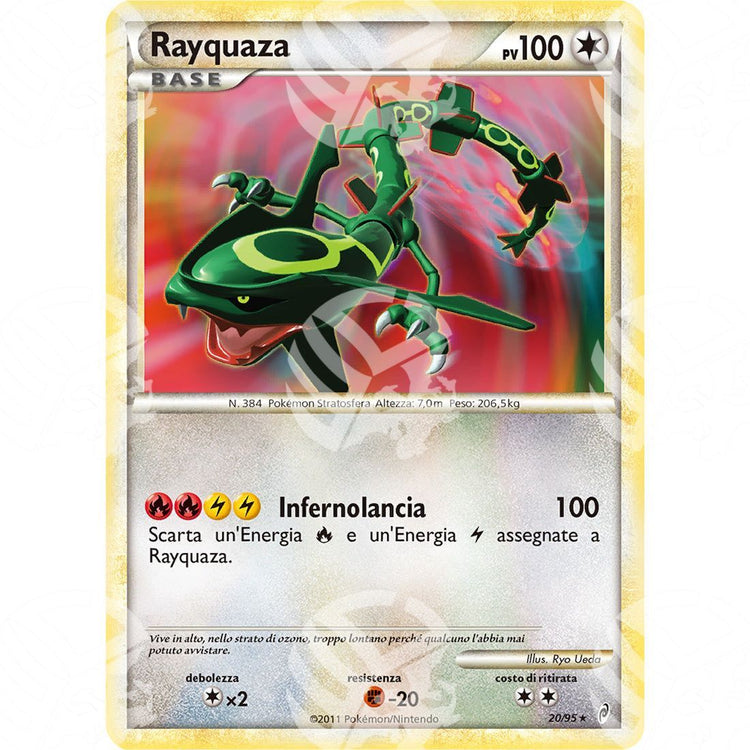 Richiamo delle Leggende - Rayquaza - Holo Rare 20/95 - Warcard - Richiamo delle Leggende - Rayquaza - Holo Rare 20/95 i prezzi più bassi sul mercato, solo da www.warcardshop.com! Carte singole, box, buste e mazzi.