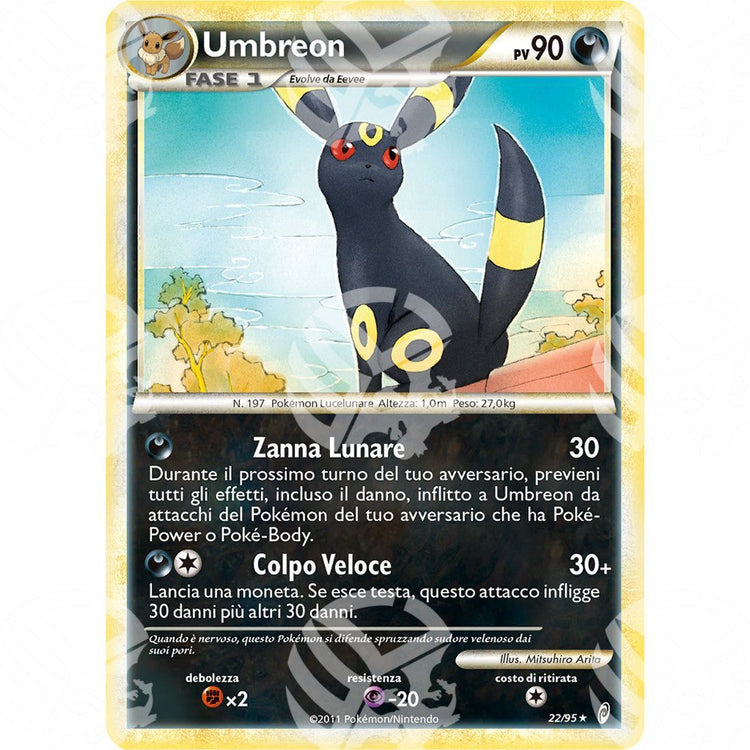 Richiamo delle Leggende - Umbreon - Holo Rare 22/95 - Warcard - Richiamo delle Leggende - Umbreon - Holo Rare 22/95 i prezzi più bassi sul mercato, solo da www.warcardshop.com! Carte singole, box, buste e mazzi.