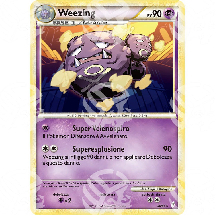 Richiamo delle Leggende - Weezing - 38/95 - Warcard - Richiamo delle Leggende - Weezing - 38/95 i prezzi più bassi sul mercato, solo da www.warcardshop.com! Carte singole, box, buste e mazzi.