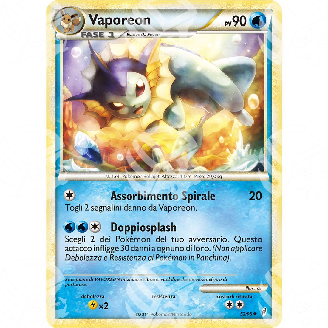 Richiamo delle Leggende - Vaporeon - 52/95 - Warcard - Richiamo delle Leggende - Vaporeon - 52/95 i prezzi più bassi sul mercato, solo da www.warcardshop.com! Carte singole, box, buste e mazzi.