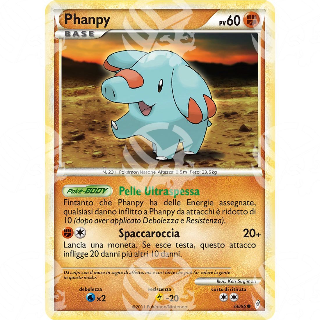 Richiamo delle Leggende - Phanpy - 66/95 - Warcard - Richiamo delle Leggende - Phanpy - 66/95 i prezzi più bassi sul mercato, solo da www.warcardshop.com! Carte singole, box, buste e mazzi.