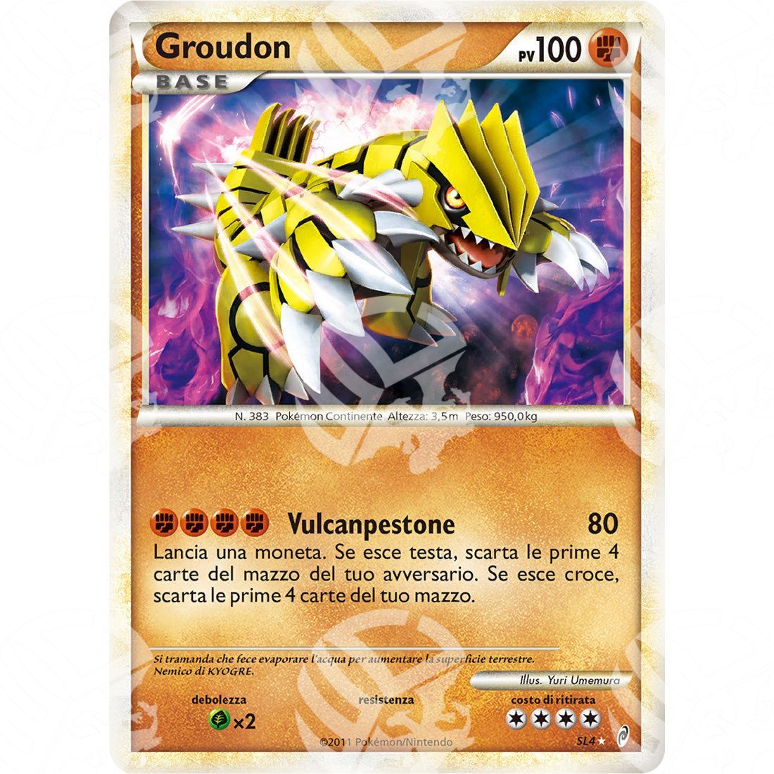 Richiamo delle Leggende - Groudon - Shiny Holo Rare SL4 - Warcard - Richiamo delle Leggende - Groudon - Shiny Holo Rare SL4 i prezzi più bassi sul mercato, solo da www.warcardshop.com! Carte singole, box, buste e mazzi.