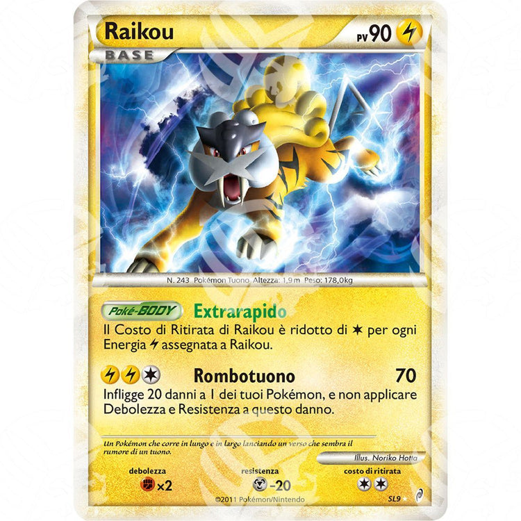 Richiamo delle Leggende - Raikou - Shiny Holo Rare SL9 - Warcard - Richiamo delle Leggende - Raikou - Shiny Holo Rare SL9 i prezzi più bassi sul mercato, solo da www.warcardshop.com! Carte singole, box, buste e mazzi.