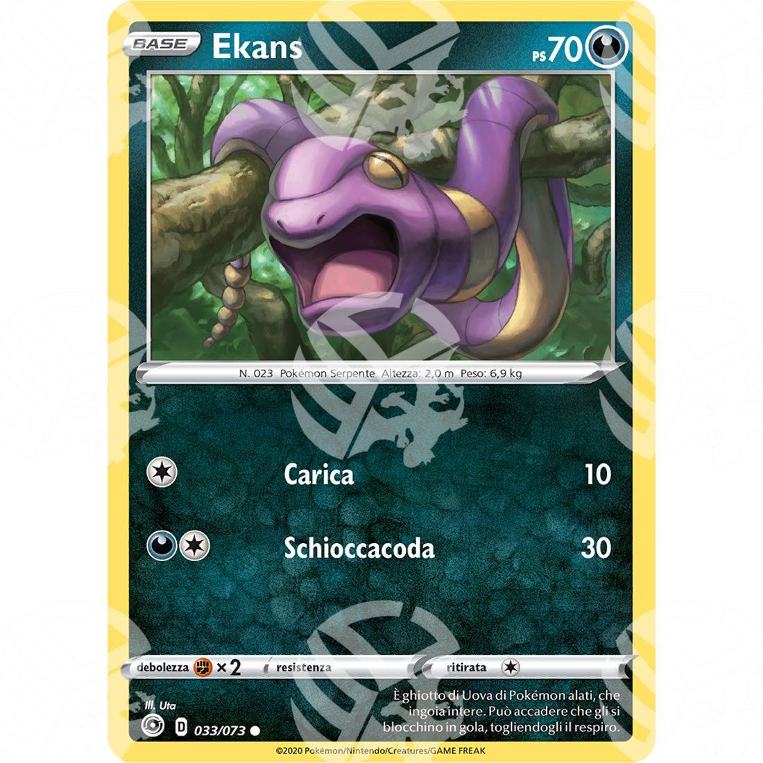 Futuri Campioni - Ekans - 033/073 - Warcard - Futuri Campioni - Ekans - 033/073 i prezzi più bassi sul mercato, solo da www.warcardshop.com! Carte singole, box, buste e mazzi.