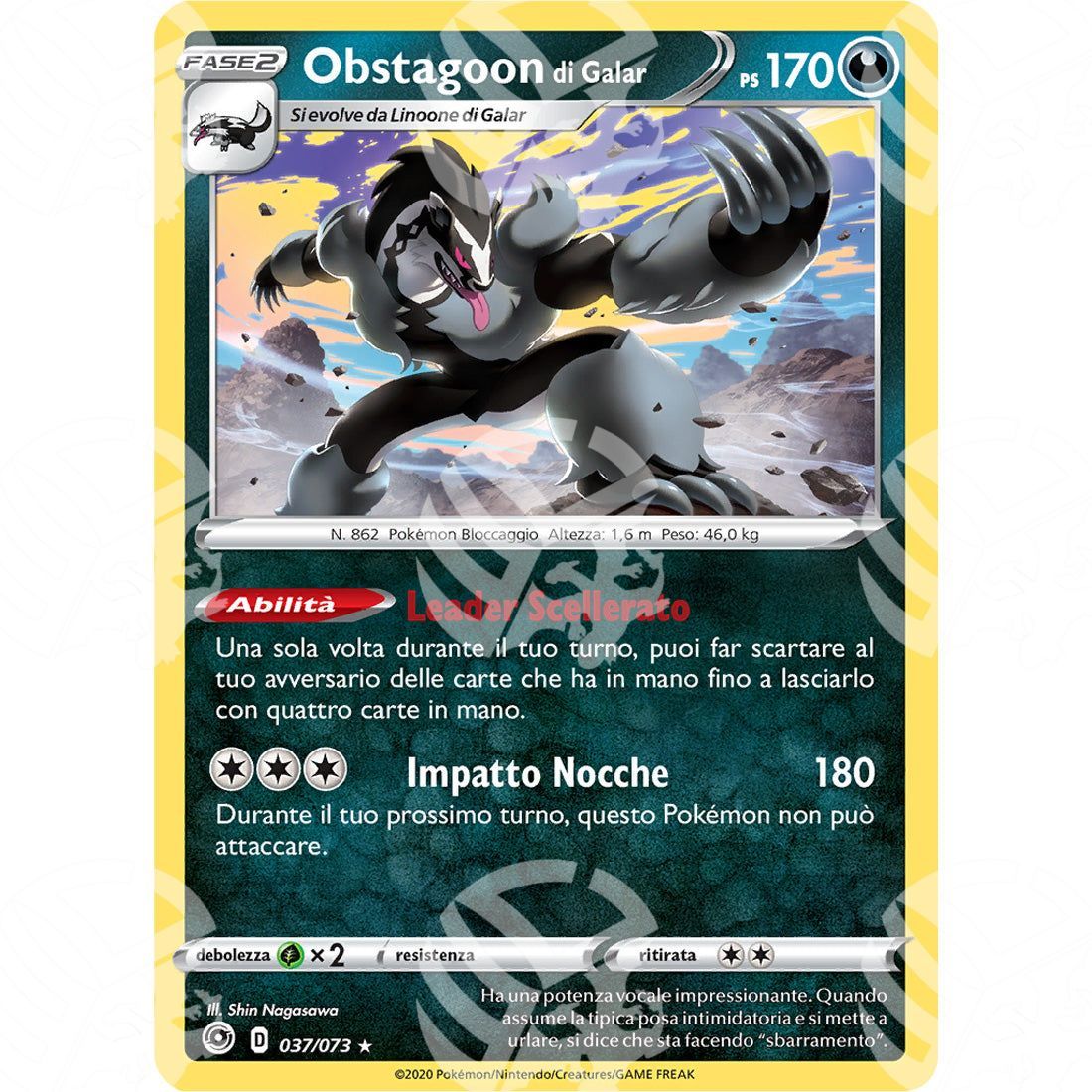 Futuri Campioni - Galarian Obstagoon - Holo Rare 037/073 - Warcard - Futuri Campioni - Galarian Obstagoon - Holo Rare 037/073 i prezzi più bassi sul mercato, solo da www.warcardshop.com! Carte singole, box, buste e mazzi.