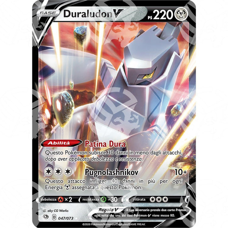 Futuri Campioni - Duraludon V - 047/073 - Warcard - Futuri Campioni - Duraludon V - 047/073 i prezzi più bassi sul mercato, solo da www.warcardshop.com! Carte singole, box, buste e mazzi.