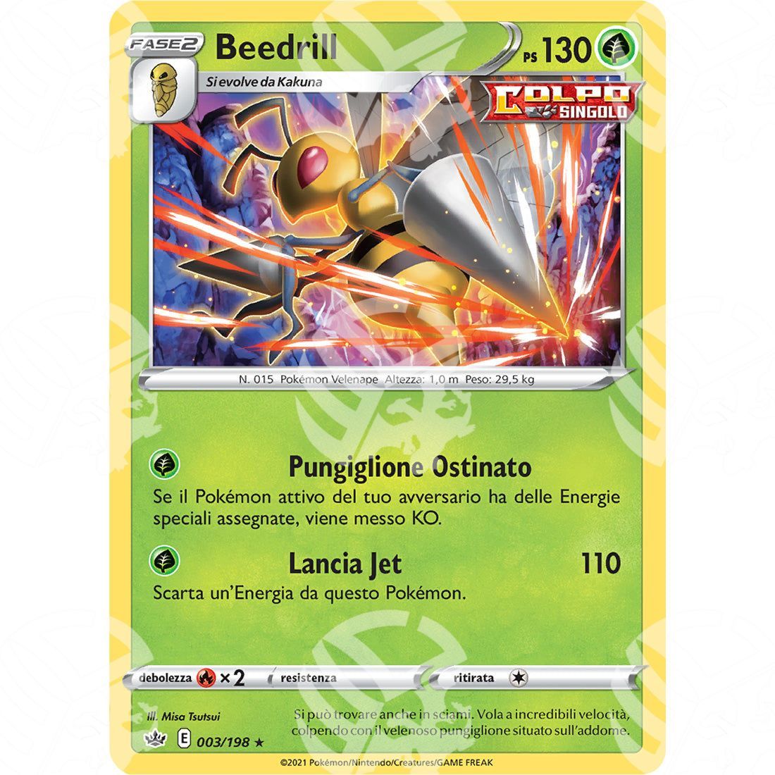 Regno Glaciale - Beedrill - Holo Rare 003/198 - Warcard - Regno Glaciale - Beedrill - Holo Rare 003/198 i prezzi più bassi sul mercato, solo da www.warcardshop.com! Carte singole, box, buste e mazzi.