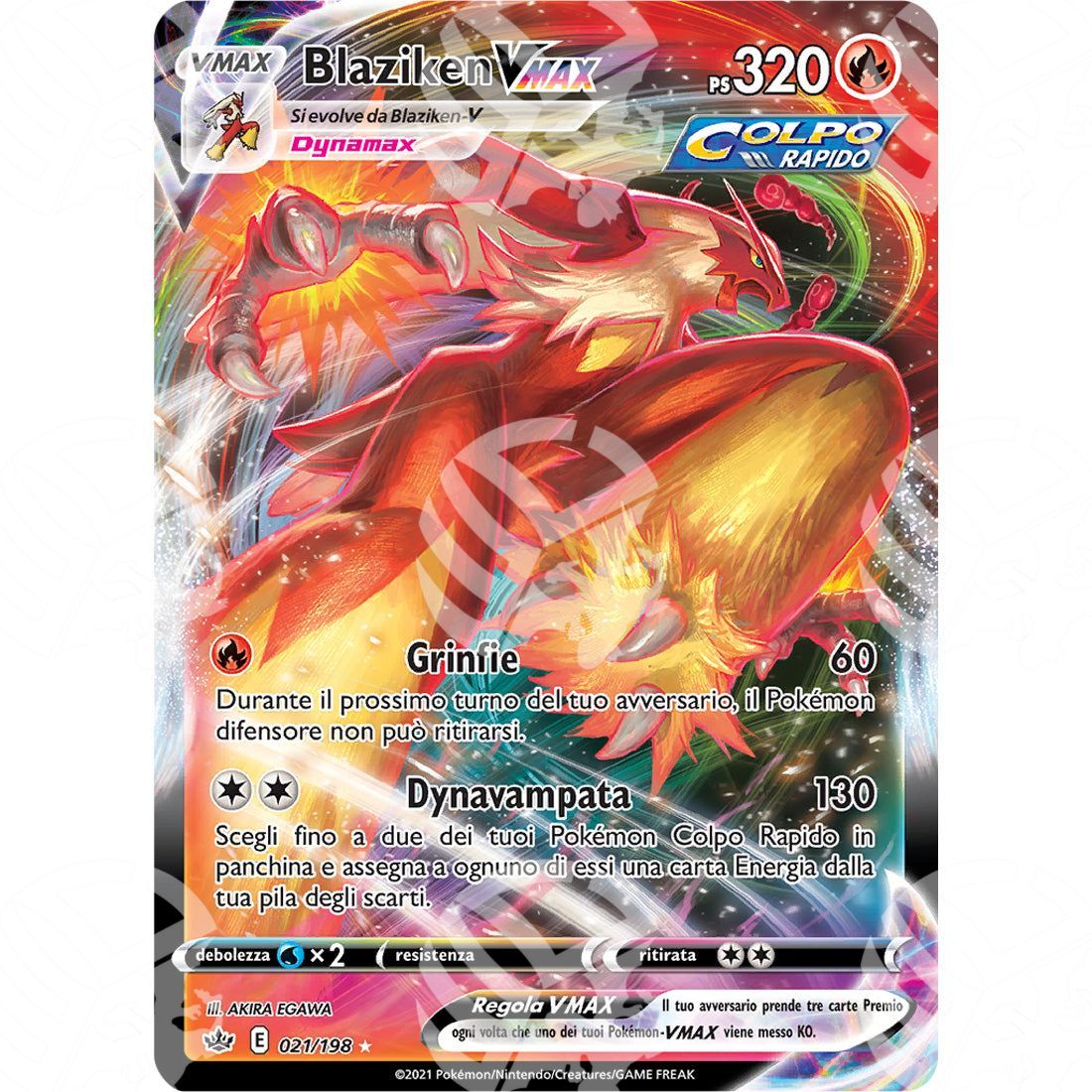 Regno Glaciale - Blaziken VMAX - 021/198 - Warcard - Regno Glaciale - Blaziken VMAX - 021/198 i prezzi più bassi sul mercato, solo da www.warcardshop.com! Carte singole, box, buste e mazzi.