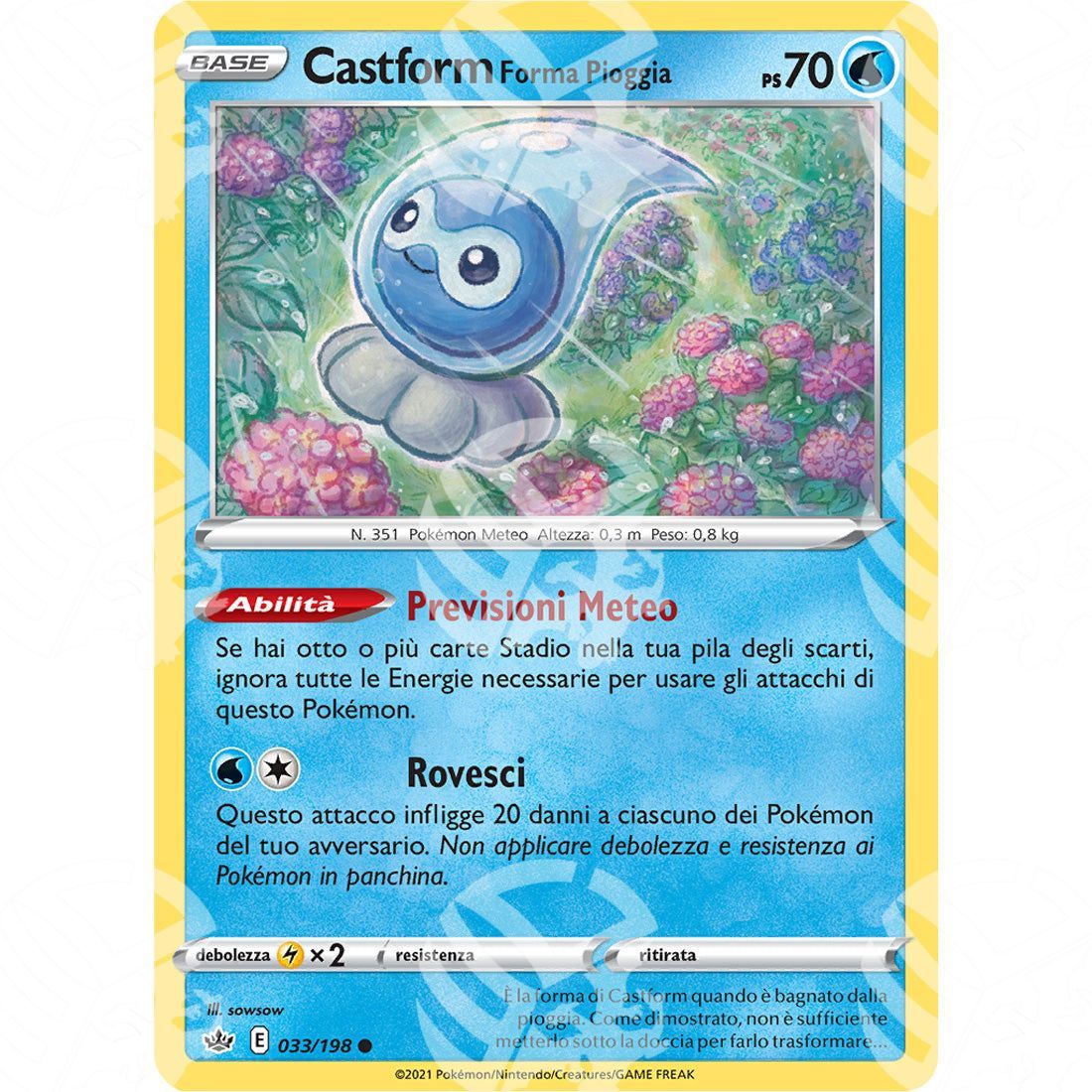 Regno Glaciale - Castform Rainy Form - 033/198 - Warcard - Regno Glaciale - Castform Rainy Form - 033/198 i prezzi più bassi sul mercato, solo da www.warcardshop.com! Carte singole, box, buste e mazzi.