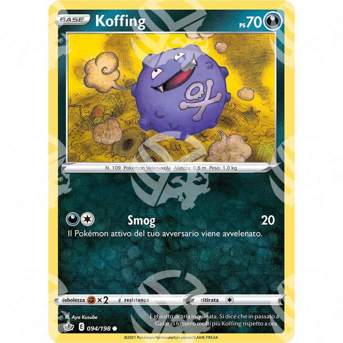 Regno Glaciale - Koffing - 094/198 - Warcard - Regno Glaciale - Koffing - 094/198 i prezzi più bassi sul mercato, solo da www.warcardshop.com! Carte singole, box, buste e mazzi.