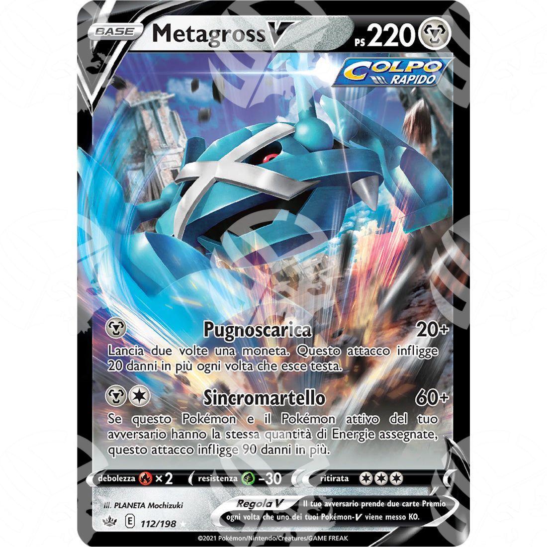 Regno Glaciale - Metagross V - 112/198 - Warcard - Regno Glaciale - Metagross V - 112/198 i prezzi più bassi sul mercato, solo da www.warcardshop.com! Carte singole, box, buste e mazzi.