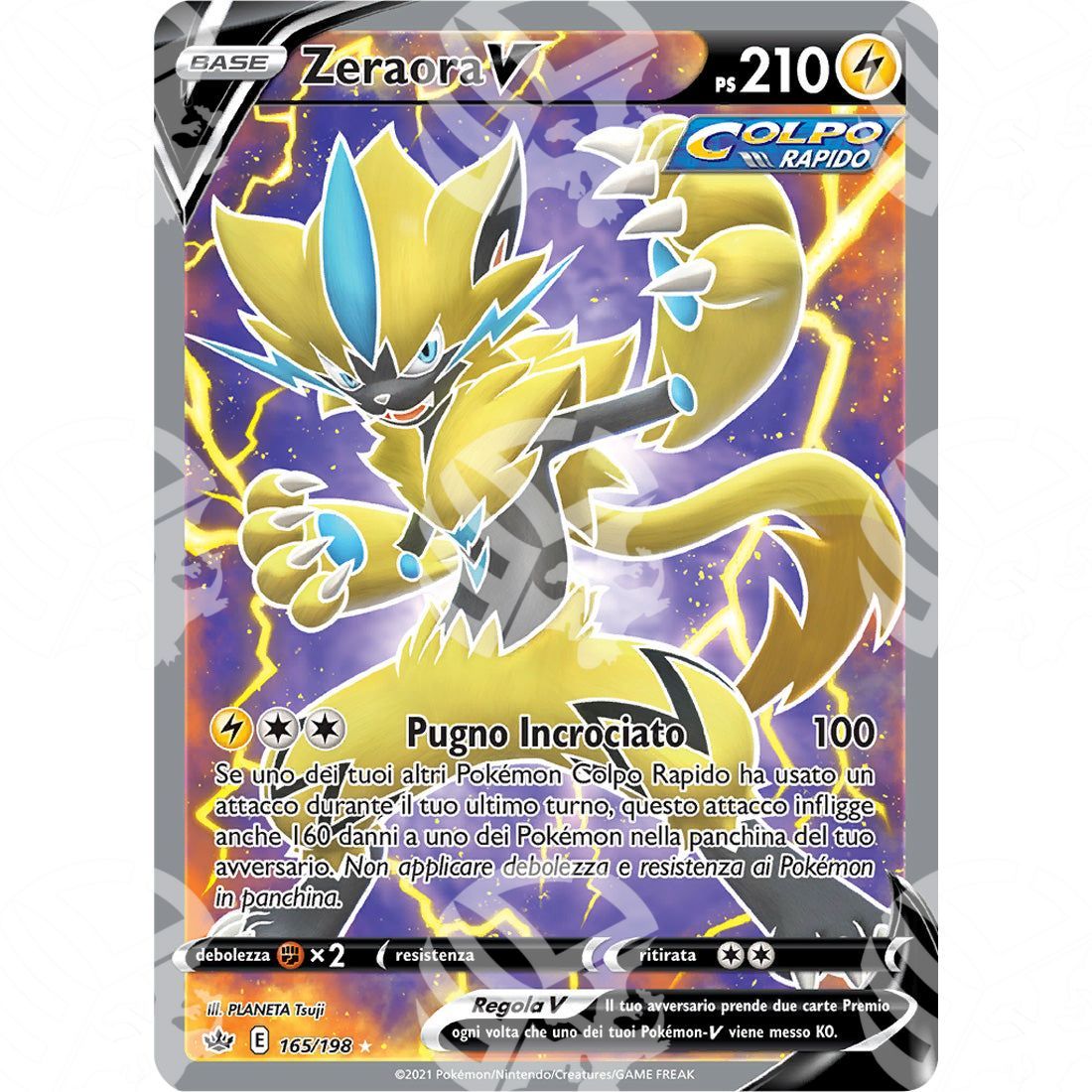 Regno Glaciale - Zeraora V - Ultra Rare 165/198 - Warcard - Regno Glaciale - Zeraora V - Ultra Rare 165/198 i prezzi più bassi sul mercato, solo da www.warcardshop.com! Carte singole, box, buste e mazzi.