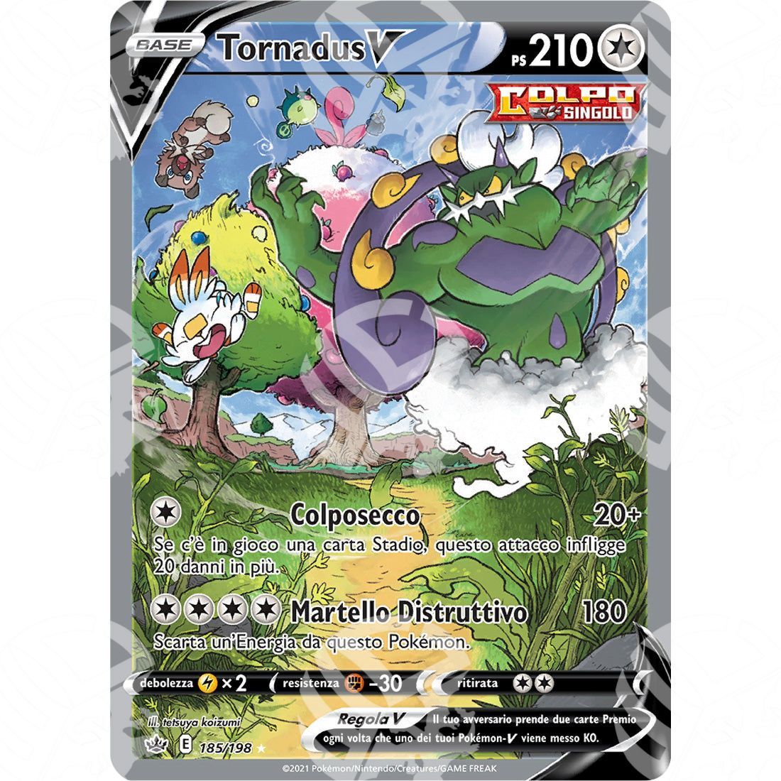 Regno Glaciale - Tornadus V - Ultra Rare 185/198 - Warcard - Regno Glaciale - Tornadus V - Ultra Rare 185/198 i prezzi più bassi sul mercato, solo da www.warcardshop.com! Carte singole, box, buste e mazzi.