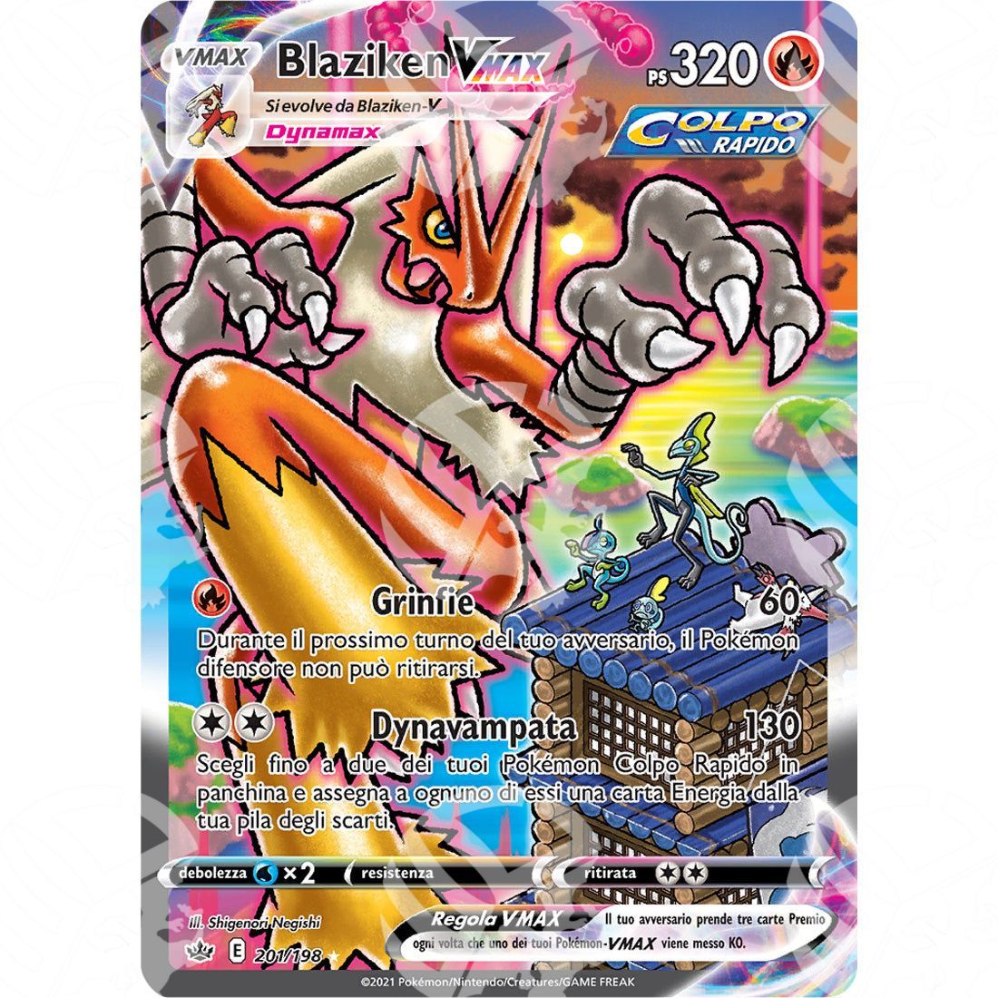 Regno Glaciale - Blaziken VMAX - Secret Rare 201/198 - Warcard - Regno Glaciale - Blaziken VMAX - Secret Rare 201/198 i prezzi più bassi sul mercato, solo da www.warcardshop.com! Carte singole, box, buste e mazzi.