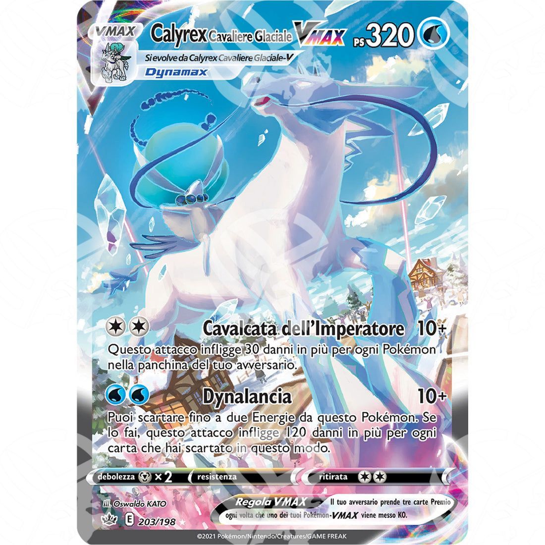 Regno Glaciale - Ice Rider Calyrex VMAX - Secret Rare 203/198 - Warcard - Regno Glaciale - Ice Rider Calyrex VMAX - Secret Rare 203/198 i prezzi più bassi sul mercato, solo da www.warcardshop.com! Carte singole, box, buste e mazzi.