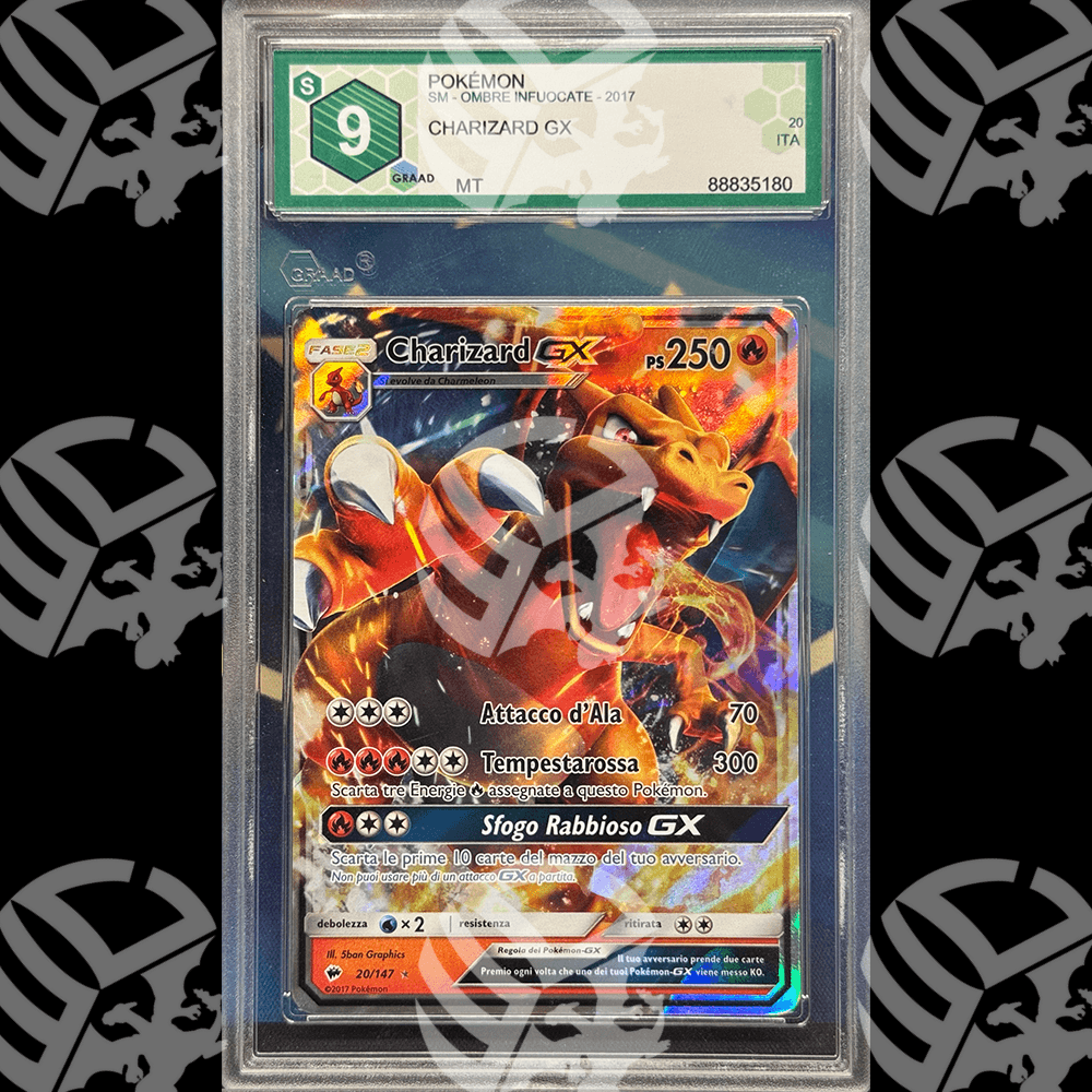 Charizard Gx Ombre Infuocate - 020 - GRAAD 9 - Warcard - Gradate i prezzi più bassi sul mercato, solo da www.warcardshop.com! Carte singole, box, buste e mazzi.