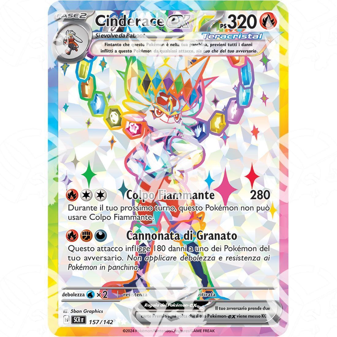 Corona Astrale - Cinderace ex - Full-Art | 157/142 - Warcard - Corona Astrale - Cinderace ex - Full-Art | 157/142 i prezzi più bassi sul mercato, solo da www.warcardshop.com! Carte singole, box, buste e mazzi.