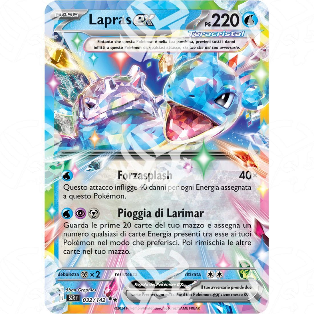 Corona Astrale - Lapras ex - 032/142 - Warcard - Corona Astrale - Lapras ex - 032/142 i prezzi più bassi sul mercato, solo da www.warcardshop.com! Carte singole, box, buste e mazzi.