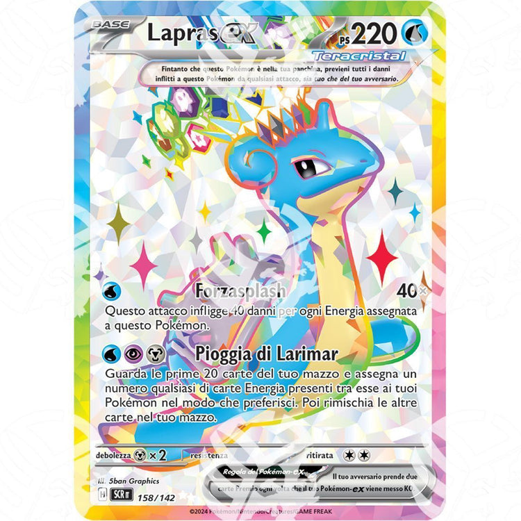 Corona Astrale - Lapras ex - Full-Art | 158/142 - Warcard - Corona Astrale - Lapras ex - Full-Art | 158/142 i prezzi più bassi sul mercato, solo da www.warcardshop.com! Carte singole, box, buste e mazzi.