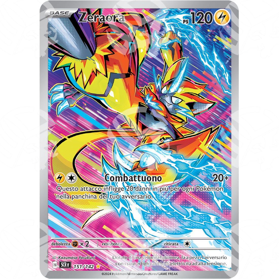 Corona Astrale - Zeraora - Illustration Rare 151/142 - Warcard - Corona Astrale - Bravery Charm - Hyper Rare | 175/142 i prezzi più bassi sul mercato, solo da www.warcardshop.com! Carte singole, box, buste e mazzi.