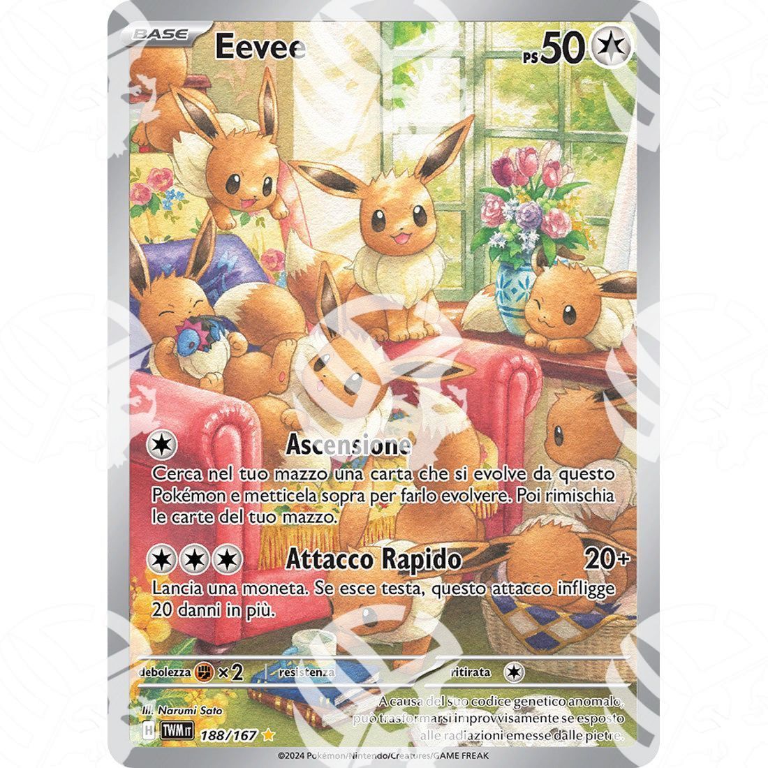 Crepuscolo Mascherato - Eevee - Illustration Rare 188/167 - Warcard - Crepuscolo Mascherato - Eevee - Illustration Rare 188/167 i prezzi più bassi sul mercato, solo da www.warcardshop.com! Carte singole, box, buste e mazzi.