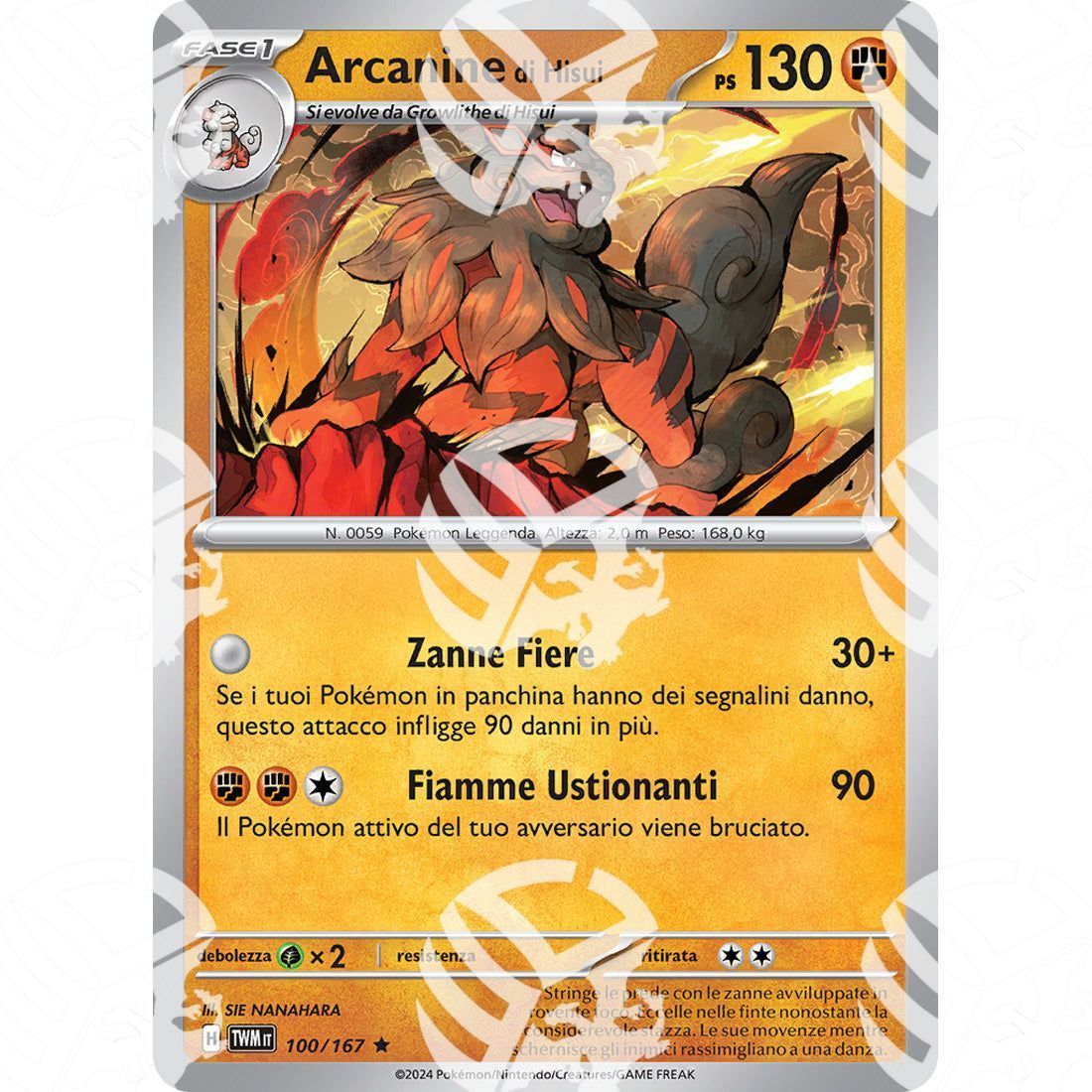 Crepuscolo Mascherato - Hisuian Arcanine - 100/167 - Warcard - Crepuscolo Mascherato - Hisuian Arcanine - 100/167 i prezzi più bassi sul mercato, solo da www.warcardshop.com! Carte singole, box, buste e mazzi.