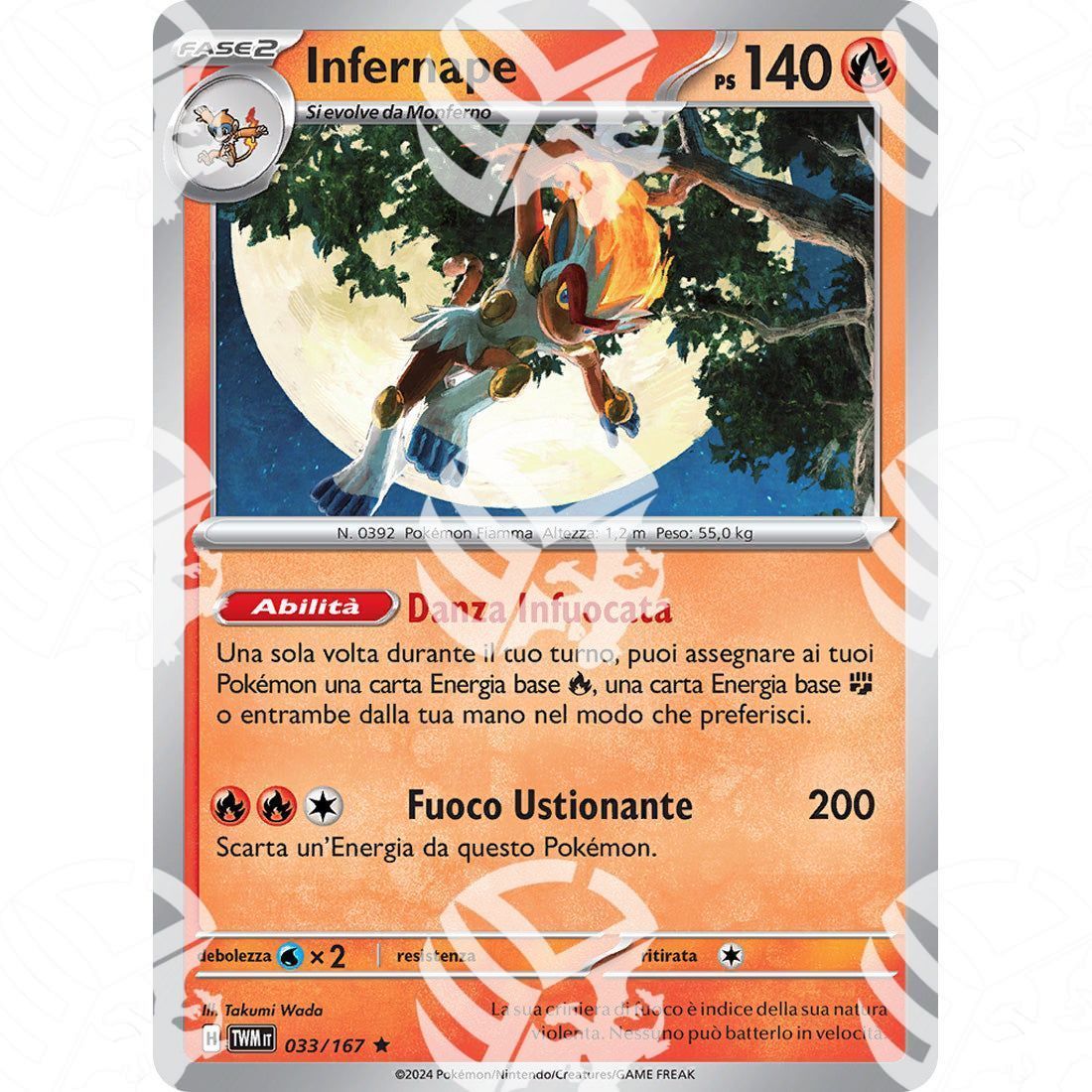 Crepuscolo Mascherato - Infernape - Holo Rare 033/167 - Warcard - Crepuscolo Mascherato - Infernape - Holo Rare 033/167 i prezzi più bassi sul mercato, solo da www.warcardshop.com! Carte singole, box, buste e mazzi.