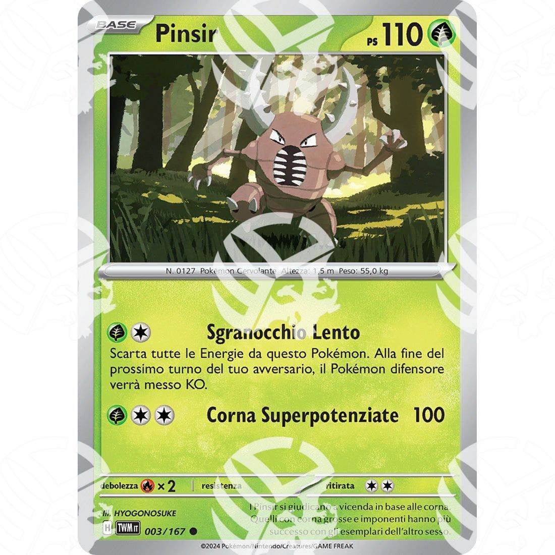 Crepuscolo Mascherato - Pinsir - 003/167 - Warcard - Crepuscolo Mascherato - Pinsir - 003/167 i prezzi più bassi sul mercato, solo da www.warcardshop.com! Carte singole, box, buste e mazzi.