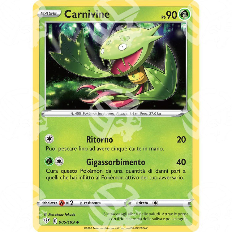 Fiamme Oscure - Carnivine - 005/189 - Warcard - Fiamme Oscure - Carnivine - 005/189 i prezzi più bassi sul mercato, solo da www.warcardshop.com! Carte singole, box, buste e mazzi.