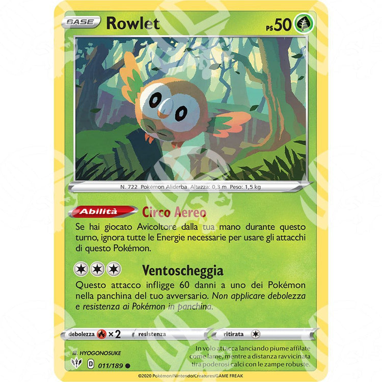 Fiamme Oscure - Rowlet - 011/189 - Warcard - Fiamme Oscure - Rowlet - 011/189 i prezzi più bassi sul mercato, solo da www.warcardshop.com! Carte singole, box, buste e mazzi.