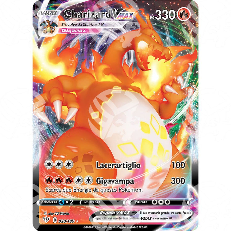 Fiamme Oscure - Charizard VMAX - 020/189 - Warcard - Fiamme Oscure - Charizard VMAX - 020/189 i prezzi più bassi sul mercato, solo da www.warcardshop.com! Carte singole, box, buste e mazzi.