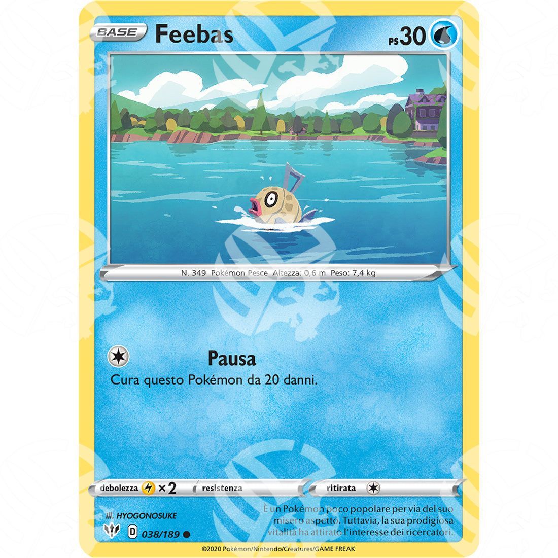 Fiamme Oscure - Feebas - 038/189 - Warcard - Fiamme Oscure - Feebas - 038/189 i prezzi più bassi sul mercato, solo da www.warcardshop.com! Carte singole, box, buste e mazzi.