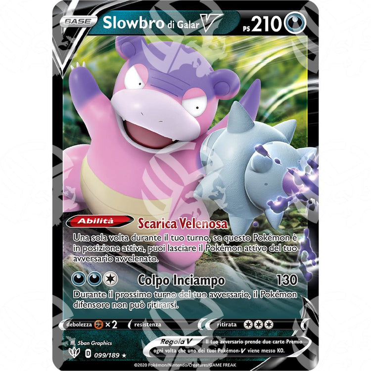 Fiamme Oscure - Galarian Slowbro V - 099/189 - Warcard - Fiamme Oscure - Galarian Slowbro V - 099/189 i prezzi più bassi sul mercato, solo da www.warcardshop.com! Carte singole, box, buste e mazzi.