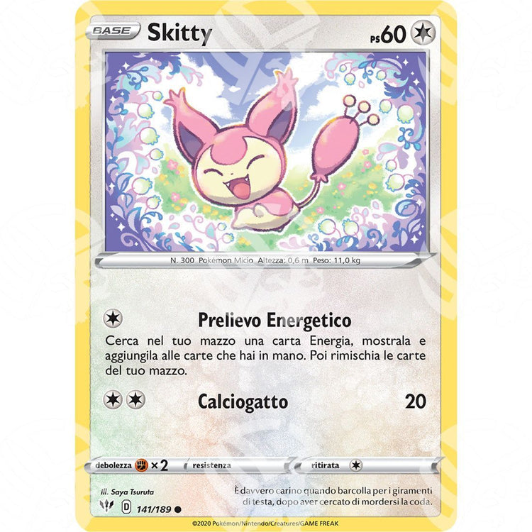 Fiamme Oscure - Skitty - 141/189 - Warcard - Fiamme Oscure - Skitty - 141/189 i prezzi più bassi sul mercato, solo da www.warcardshop.com! Carte singole, box, buste e mazzi.