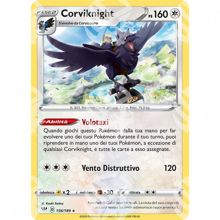 Fiamme Oscure - Corviknight - 156/189 - Warcard - Fiamme Oscure - Corviknight - 156/189 i prezzi più bassi sul mercato, solo da www.warcardshop.com! Carte singole, box, buste e mazzi.