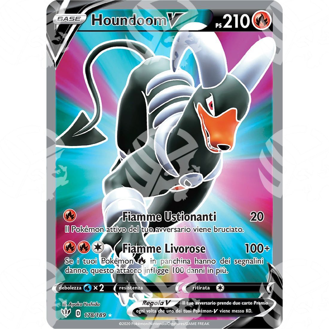 Fiamme Oscure - Houndoom V - Ultra Rare 178/189 - Warcard - Fiamme Oscure - Houndoom V - Ultra Rare 178/189 i prezzi più bassi sul mercato, solo da www.warcardshop.com! Carte singole, box, buste e mazzi.