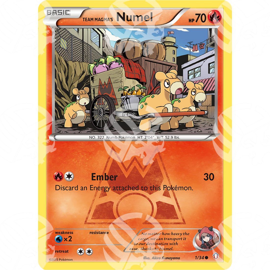 Double Crisis - Team Magma's Numel - 12420 - Warcard - Double Crisis - Team Magma's Numel - 12420 i prezzi più bassi sul mercato, solo da www.warcardshop.com! Carte singole, box, buste e mazzi.