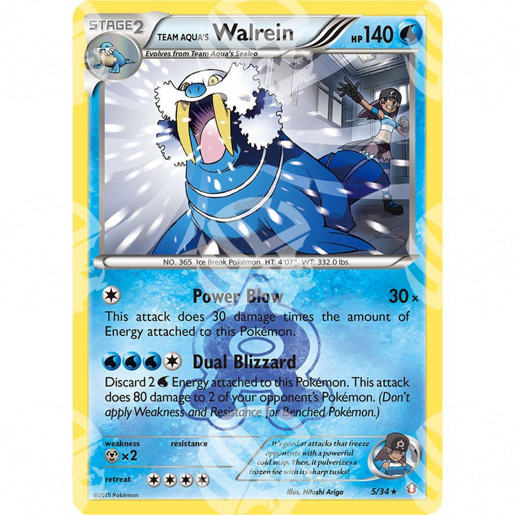 Double Crisis - Team Aqua's Walrein - Holo Rare 5/34 - Warcard - Double Crisis - Team Aqua's Walrein - Holo Rare 5/34 i prezzi più bassi sul mercato, solo da www.warcardshop.com! Carte singole, box, buste e mazzi.