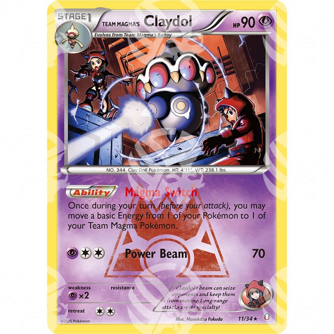 Double Crisis - Team Magma's Claydol - 12724 - Warcard - Double Crisis - Team Magma's Claydol - 12724 i prezzi più bassi sul mercato, solo da www.warcardshop.com! Carte singole, box, buste e mazzi.