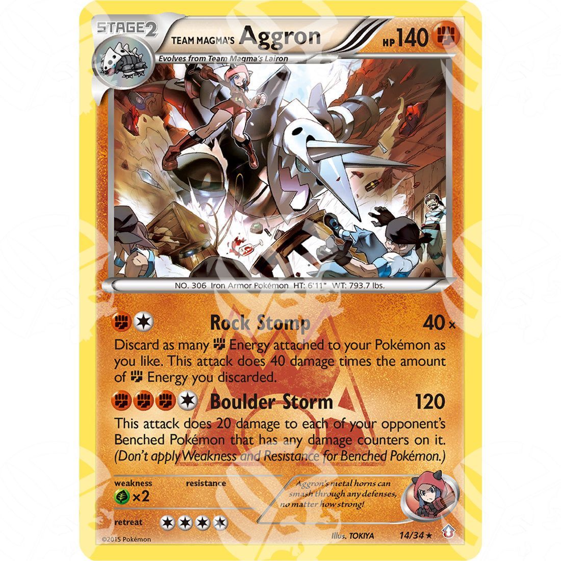 Double Crisis - Team Magma's Aggron - Holo Rare 14/34 - Warcard - Double Crisis - Team Magma's Aggron - Holo Rare 14/34 i prezzi più bassi sul mercato, solo da www.warcardshop.com! Carte singole, box, buste e mazzi.