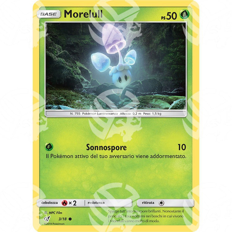 Detective Pikachu - Morelull - Holo Promo 3/18 - Warcard - Detective Pikachu - Morelull - Holo Promo 3/18 i prezzi più bassi sul mercato, solo da www.warcardshop.com! Carte singole, box, buste e mazzi.