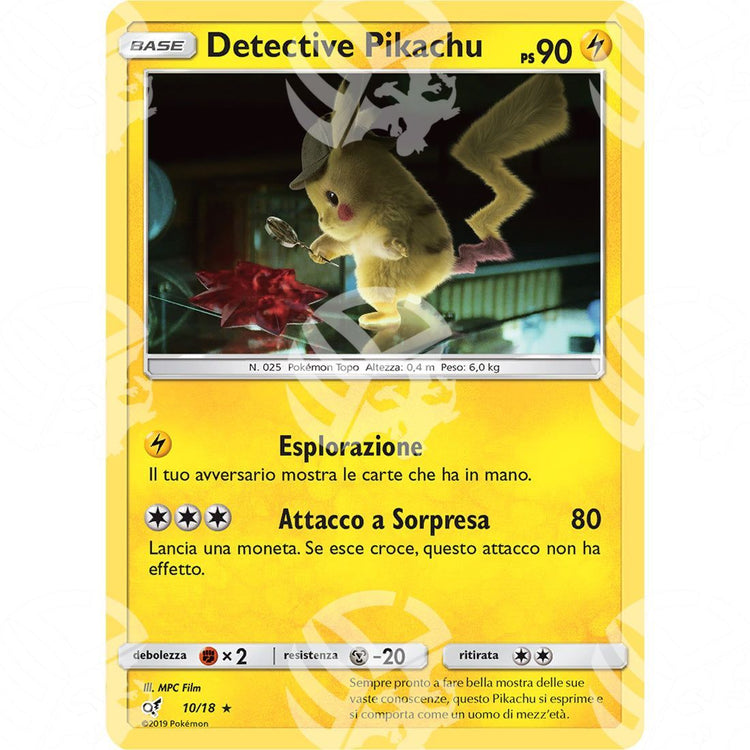 Detective Pikachu - Detective Pikachu - Holo Promo 10/18 - Warcard - Detective Pikachu - Detective Pikachu - Holo Promo 10/18 i prezzi più bassi sul mercato, solo da www.warcardshop.com! Carte singole, box, buste e mazzi.