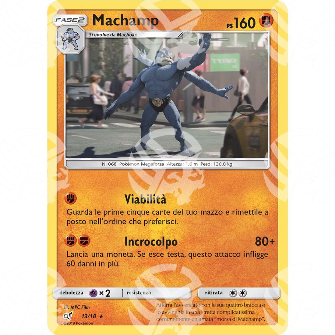 Detective Pikachu - Machamp - Holo Promo 13/18 - Warcard - Detective Pikachu - Machamp - Holo Promo 13/18 i prezzi più bassi sul mercato, solo da www.warcardshop.com! Carte singole, box, buste e mazzi.