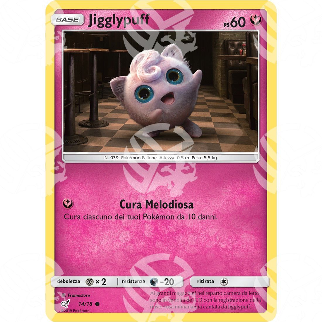 Detective Pikachu - Jigglypuff - Holo Promo 14/18 - Warcard - Detective Pikachu - Jigglypuff - Holo Promo 14/18 i prezzi più bassi sul mercato, solo da www.warcardshop.com! Carte singole, box, buste e mazzi.