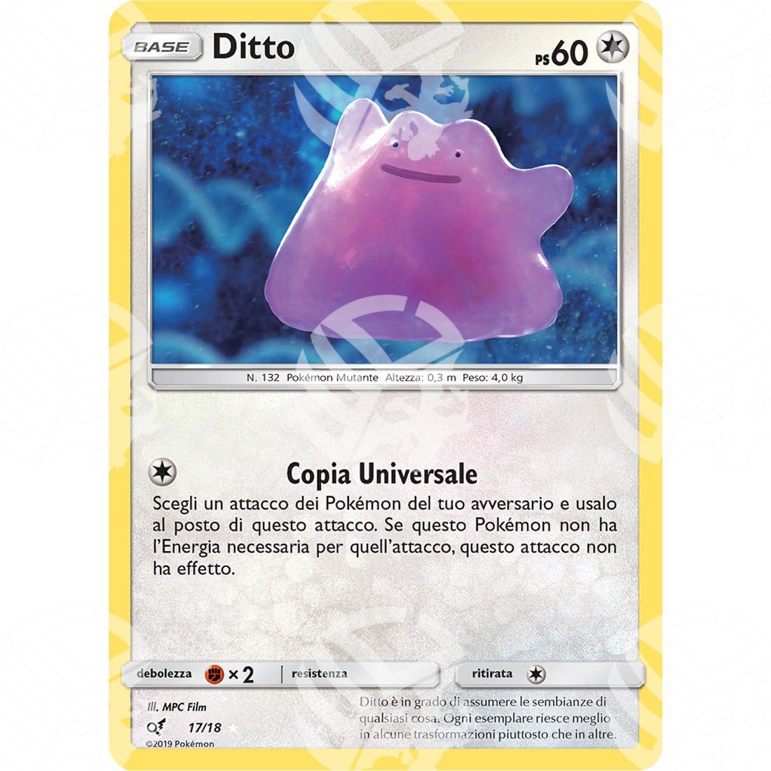 Detective Pikachu - Ditto - Holo Promo 17/18 - Warcard - Detective Pikachu - Ditto - Holo Promo 17/18 i prezzi più bassi sul mercato, solo da www.warcardshop.com! Carte singole, box, buste e mazzi.