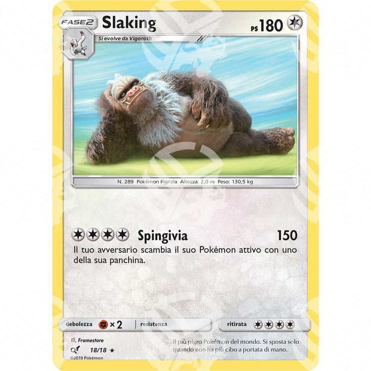 Detective Pikachu - Slaking - Holo Promo 18/18 - Warcard - Detective Pikachu - Slaking - Holo Promo 18/18 i prezzi più bassi sul mercato, solo da www.warcardshop.com! Carte singole, box, buste e mazzi.