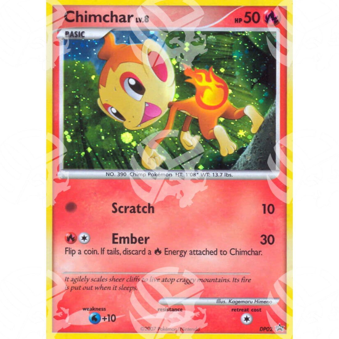 Black Star Promos - DP - Chimchar - Holo Promo DP02 - Warcard - Black Star Promos - DP - Chimchar - Holo Promo DP02 i prezzi più bassi sul mercato, solo da www.warcardshop.com! Carte singole, box, buste e mazzi.